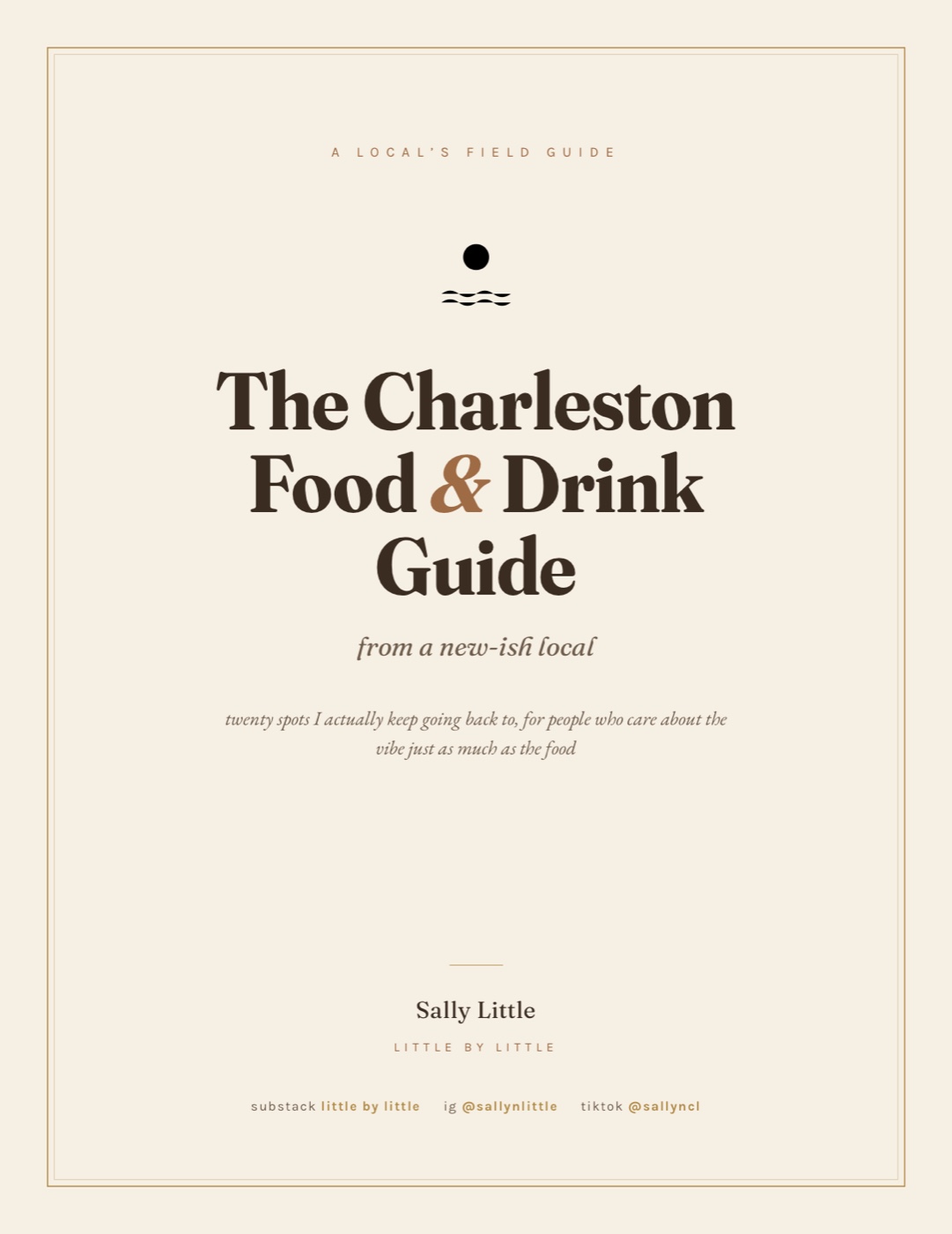 the charleston food and drink guide